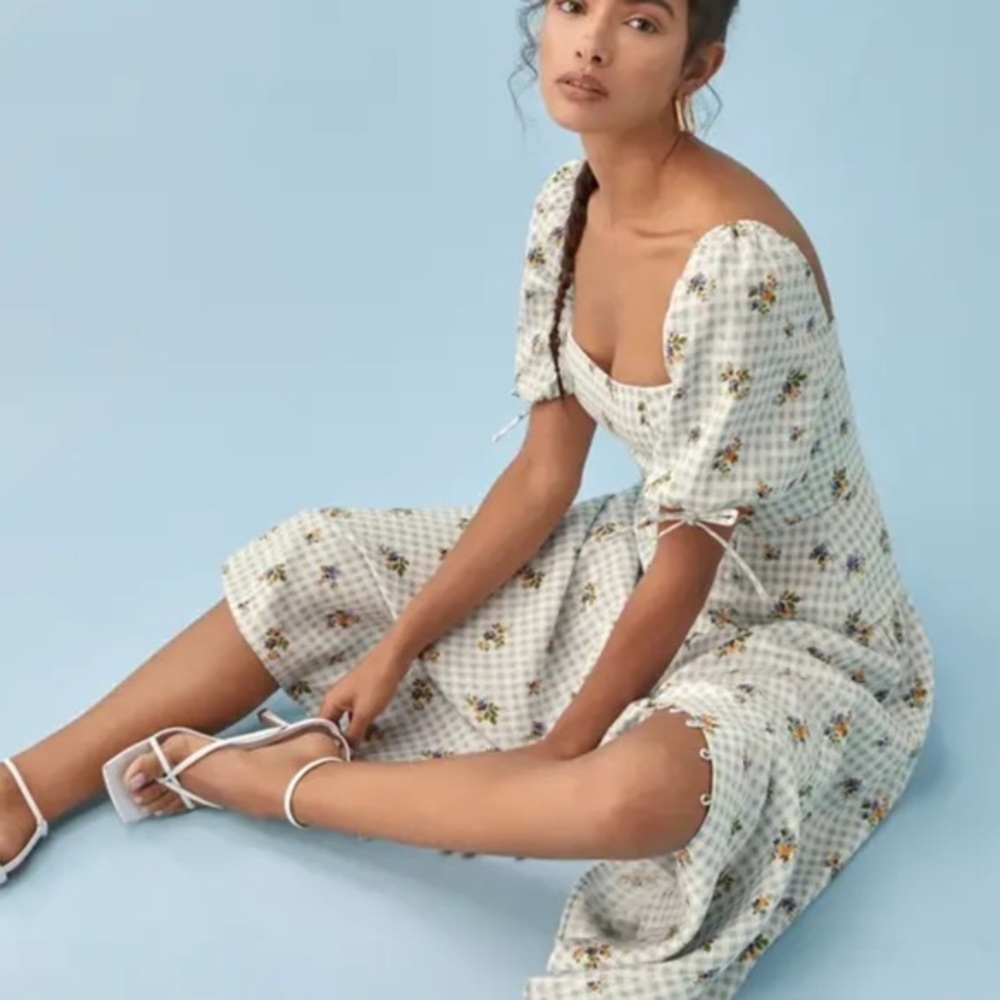 Reformation Melony Dress Al Fresco - Picture 2 of 10